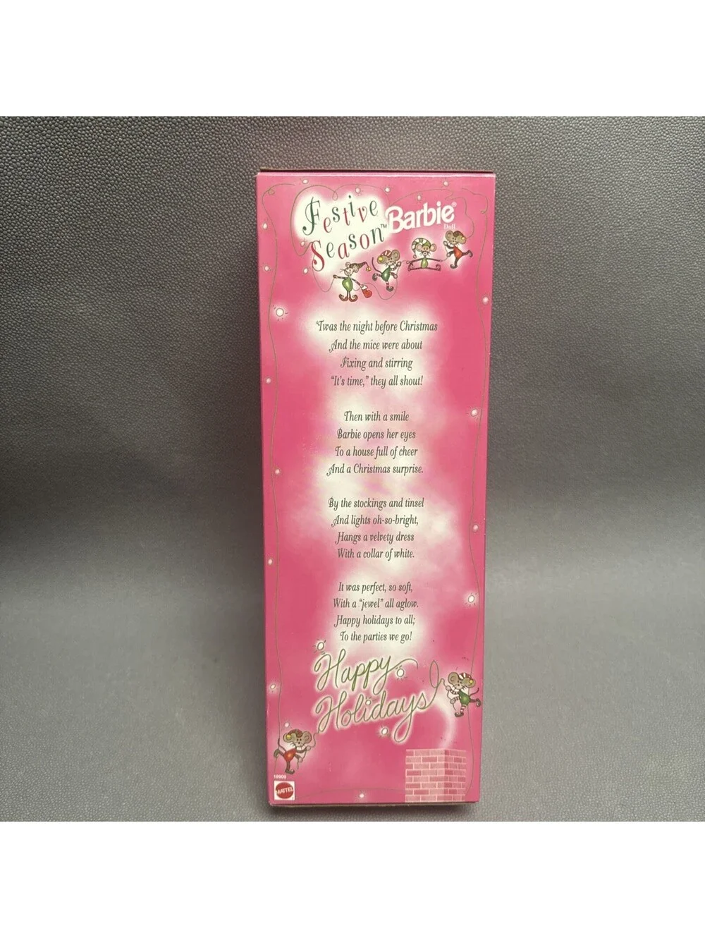 Festive Season Barbie Doll with Stocking Special Edition 1997 Mattel #18909